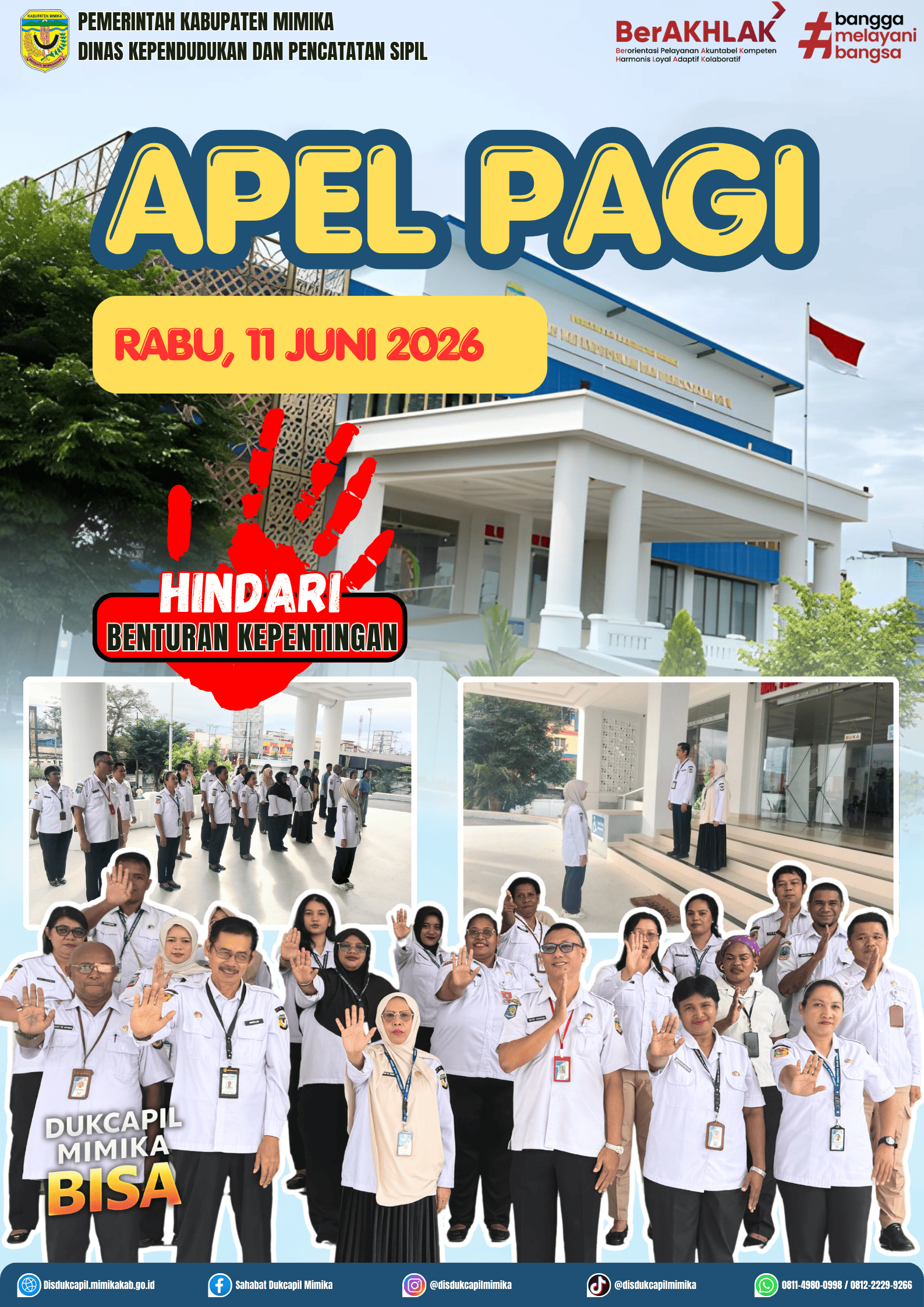 HINDARI BENTURAN KEPENTINGAN